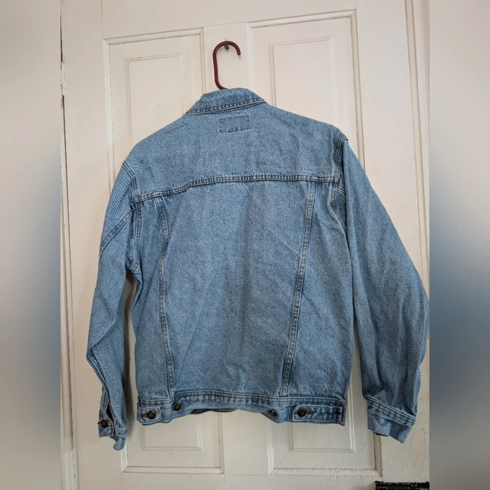 Wrangler Rugged Wear Jacket Mens Medium Blue Denim - Picture 3 of 4